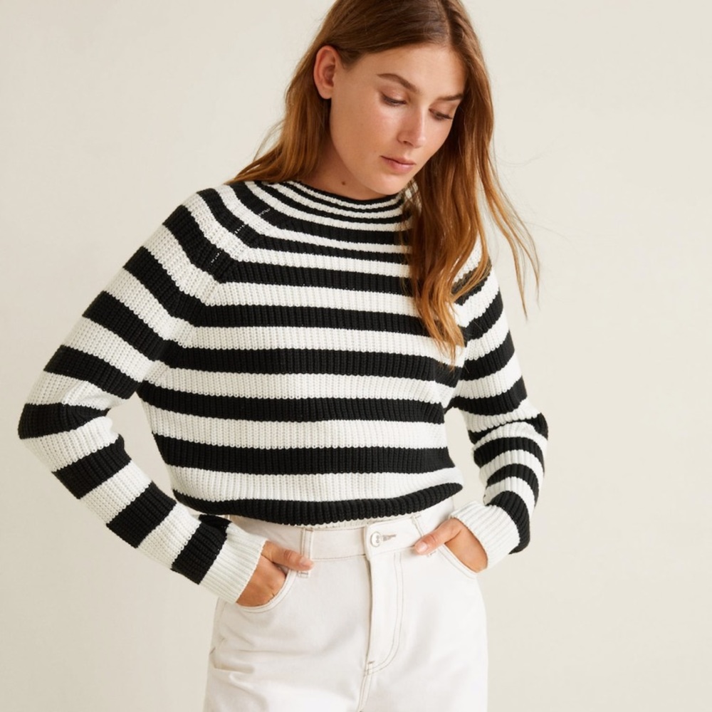 Mango stripe sweater